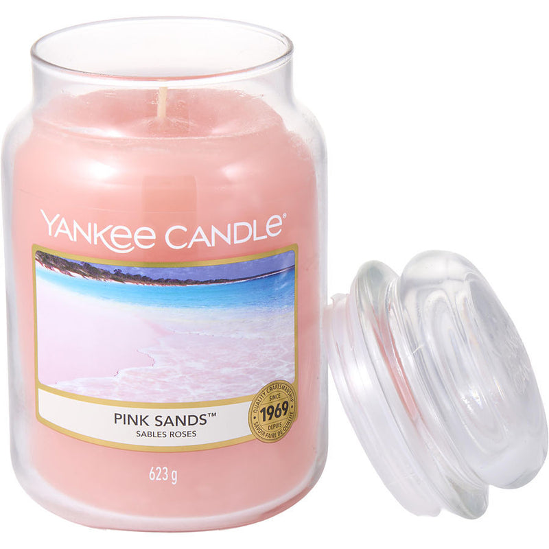 YANKEE CANDLE by Yankee Candle (UNISEX) - PINK SANDS SCENTED LARGE JAR 22 OZ