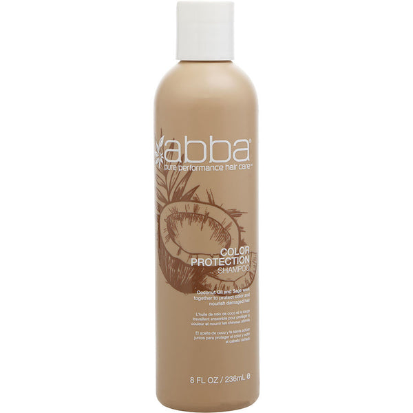 ABBA by ABBA Pure & Natural Hair Care (UNISEX) - COLOR PROTECTION SHAMPOO 8 OZ (NEW PACKAGING)
