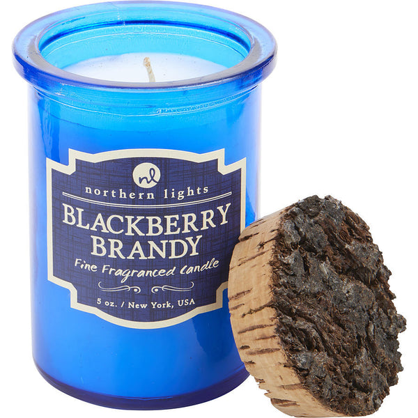 BLACKBERRY BRANDY SCENTED by Northern Lights (UNISEX) - SPIRIT JAR CANDLE - 5 OZ. BURNS APPROX. 35 HRS.