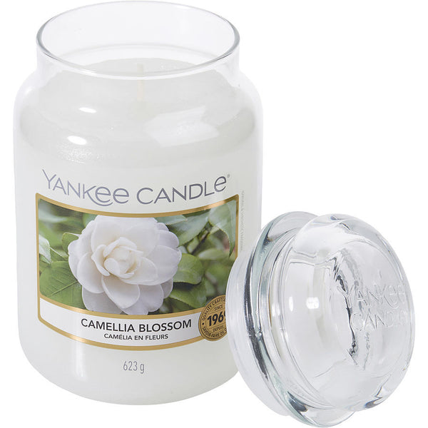 YANKEE CANDLE by Yankee Candle (UNISEX) - CAMELLIA BLOSSOM SCENTED LARGE JAR 22 OZ