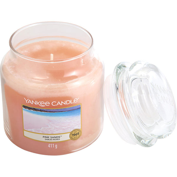YANKEE CANDLE by Yankee Candle (UNISEX) - PINK SANDS SCENTED MEDIUM JAR 14.5 OZ