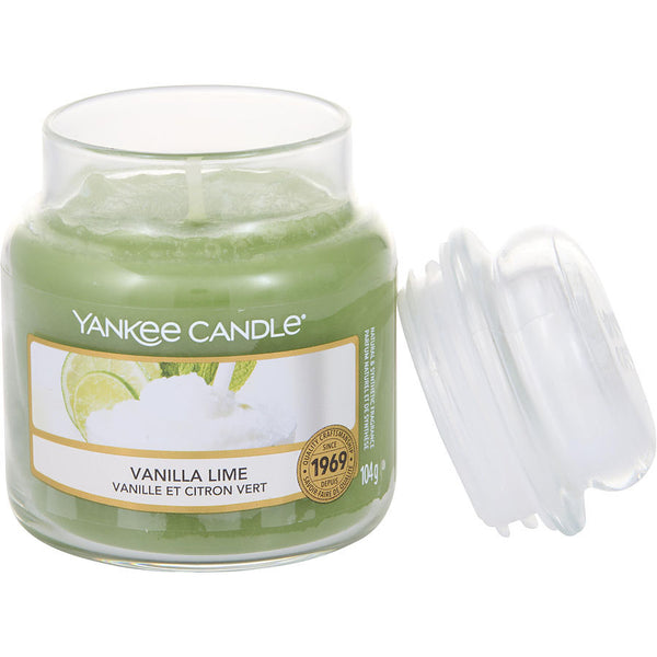 YANKEE CANDLE by Yankee Candle (UNISEX) - VANILLA LIME SCENTED SMALL JAR 3.6 OZ
