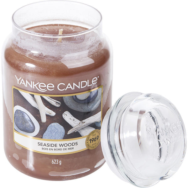 YANKEE CANDLE by Yankee Candle (UNISEX) - SEASIDE WOODS SCENTED LARGE JAR 22 OZ