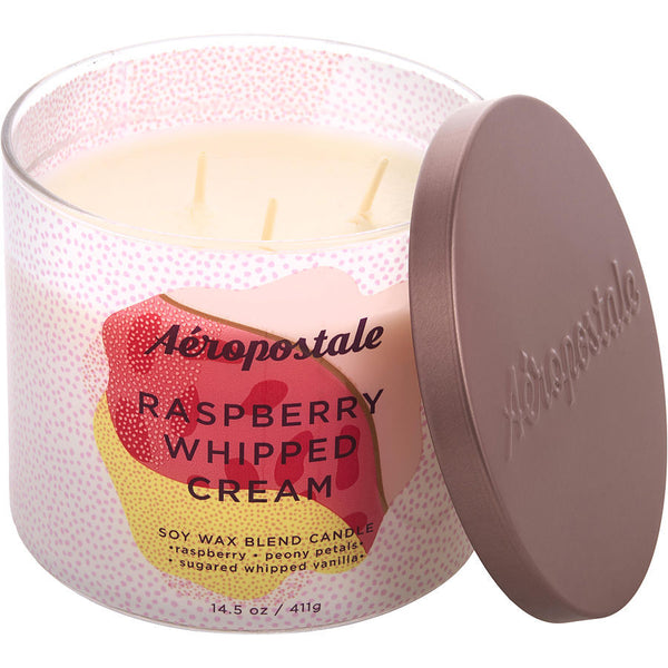 AEROPOSTALE RASPBERRY WHIPPED CREAM by Aeropostale (WOMEN) - SCENTED CANDLE 14.5 OZ