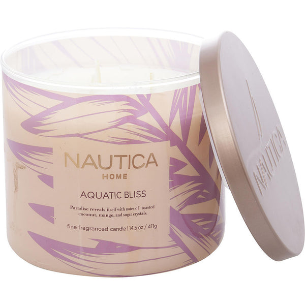 NAUTICA AQUATIC BLISS by Nautica (WOMEN) - CANDLE 14.5 OZ