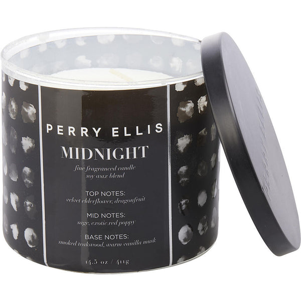 PERRY ELLIS MIDNIGHT by Perry Ellis (UNISEX) - CANDLE 14.5 OZ