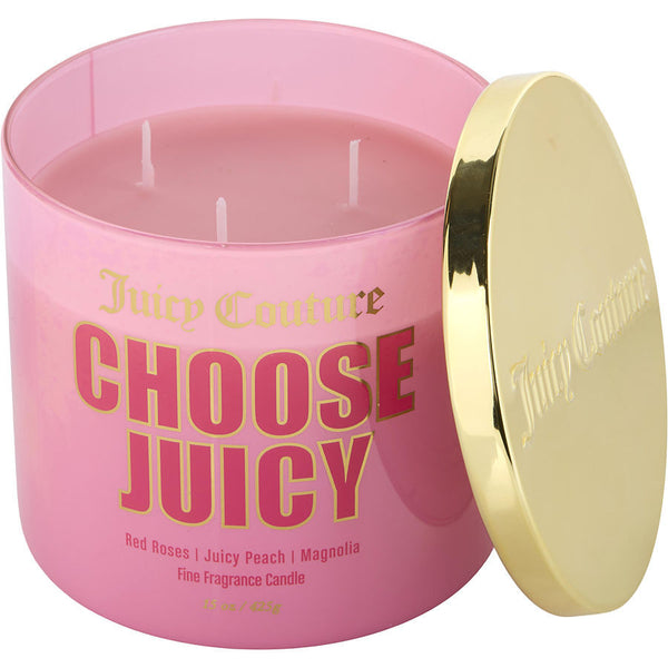 JUICY COUTURE CHOOSE JUICY by Juicy Couture (WOMEN) - CANDLE 14.5 OZ