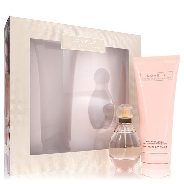 Lovely by Sarah Jessica Parker Gift Set -- 1.7 oz Eau De Parfum Spray + 6.7 oz Body Lotion (Women)