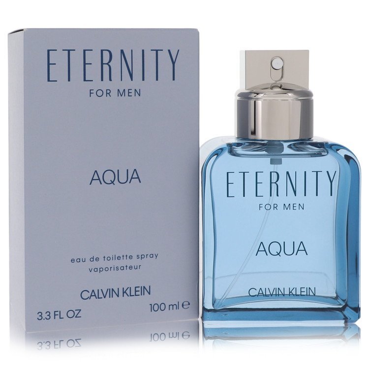 Eternity Aqua by Calvin Klein Eau De Toilette Spray 3.4 oz (Men)