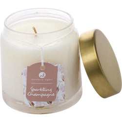 SPARKLING CHAMPAGNE by Northern Lights (UNISEX) - SCENTED SOY GLASS CANDLE 10 OZ