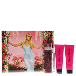 Paris Hilton by Paris Hilton Gift Set -- 3.4 oz Eau De Parfum Spray + 3 oz Body Lotion + 3 oz Shower Gel + .34 oz Mini EDP Spray (Women)