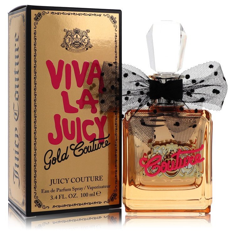 Viva La Juicy Gold Couture by Juicy Couture Eau De Parfum Spray 3.4 oz (Women)