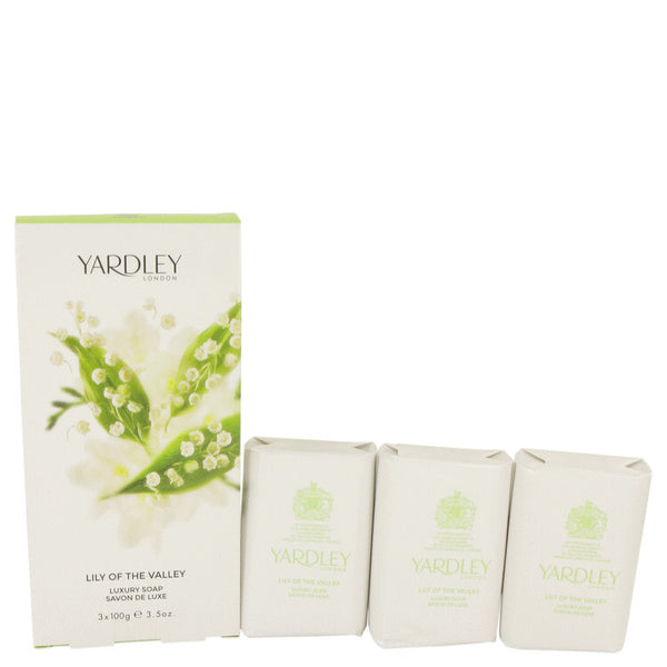 Lily of The Valley Yardley by Yardley London 3 x 3.5 oz Soap 3.5 oz (Women)