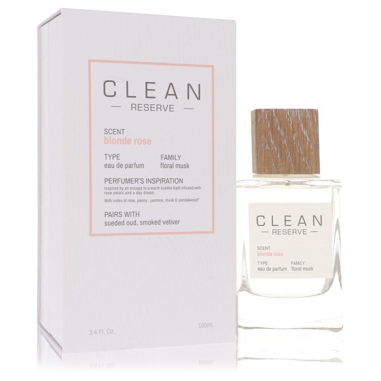 Clean Blonde Rose by Clean Eau De Parfum Spray 3.4 oz (Women)