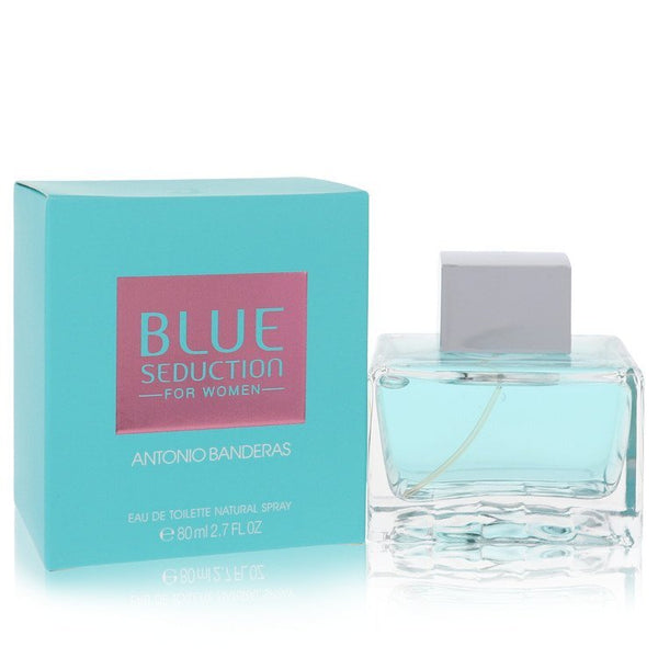 Blue Seduction by Antonio Banderas Eau De Toilette Spray 2.7 oz (Women)