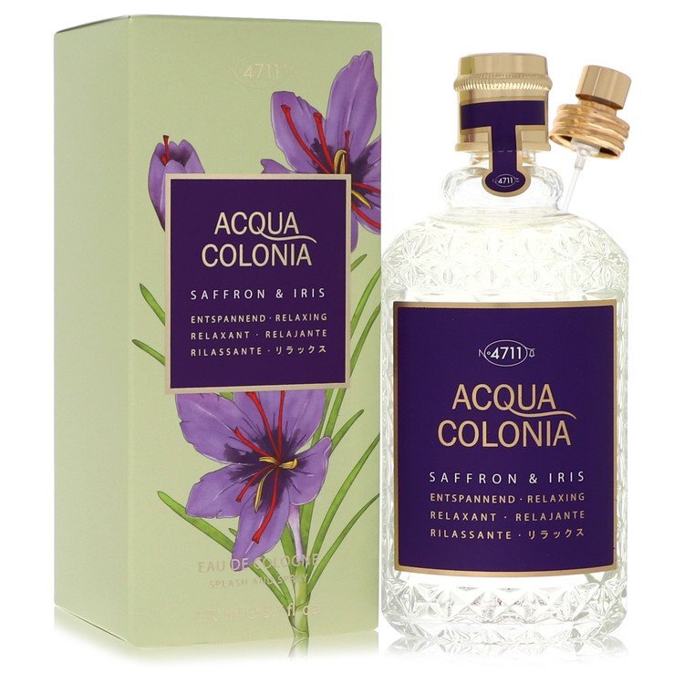 4711 Acqua Colonia Saffron & Iris by 4711 Eau De Cologne Spray 5.7 oz (Women)