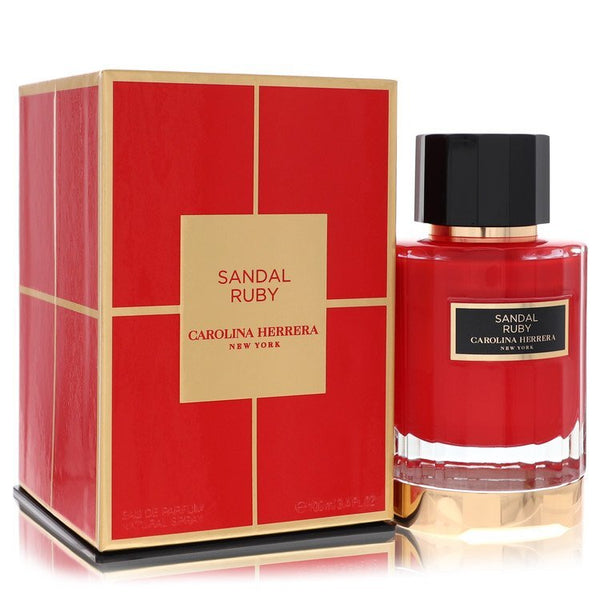 Sandal Ruby by Carolina Herrera Eau De Parfum Spray (Unisex) 3.4 oz (Women)