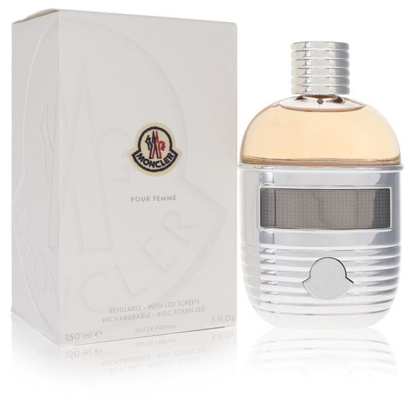 Moncler by Moncler Eau De Parfum Spray (Refillable + LED Screen) 5 oz (Women)