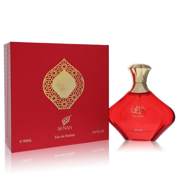 Afnan Turathi Red by Afnan Eau De Parfum Spray 3 oz (Women)