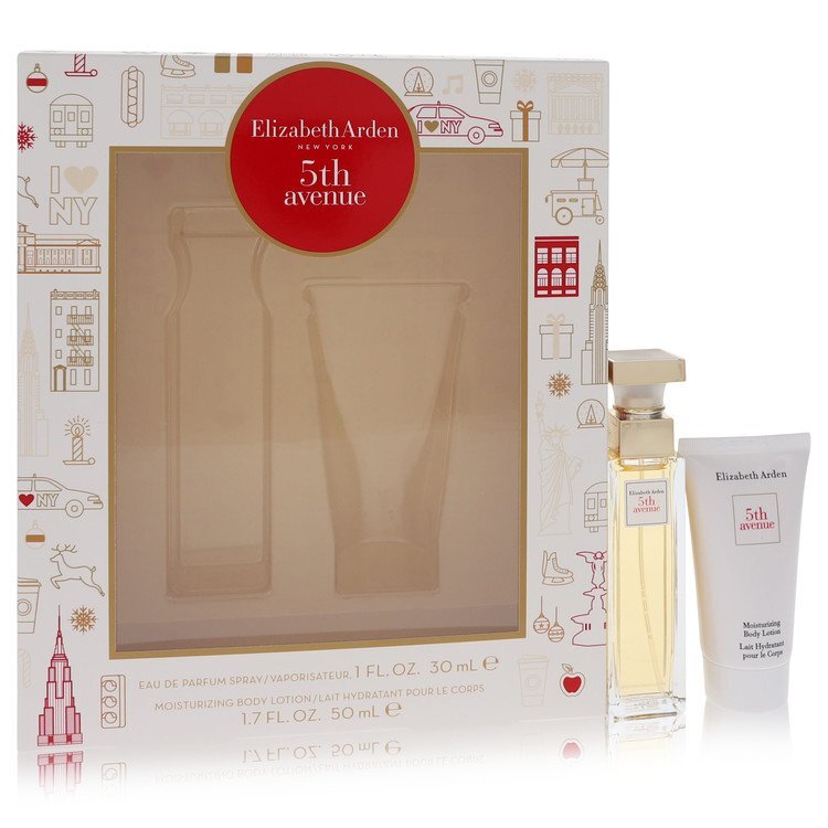 5Th Avenue by Elizabeth Arden Gift Set -- 1 oz Eau De Parfum Spray + 1.7 oz Body Lotion (Women)