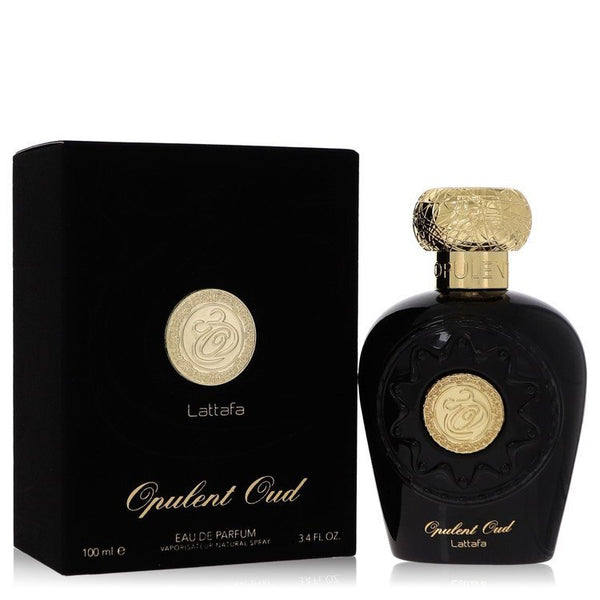 Lattafa Opulent Oud by Lattafa Eau De Parfum Spray (Unisex) 3.4 oz (Men)