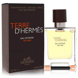 Terre D'hermes Eau Intense Vetiver by Hermes Eau De Parfum Spray 1.7 oz (Men)